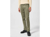 Męskie Spodnie Sztruksowe Wrangler Texas Slim Dusty Olive 112358038