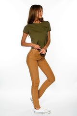 Spodnie Jeansowe Damskie Wrangler Molly Sand W251FD41Q