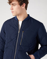 Wrangler Padded Jacket Meska Kurtka Przejściowa Jesienna Ciepła Navy W40KWU114 W40K011976