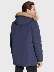 Męska Kurtka Zimowa Wrangler Parka Jacket Navy W4E6X7114 112320173
