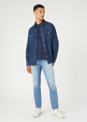 Koszulka Polo Męska Wrangler Polo Shirt Navy W7BHK4114 112324466