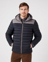 Wrangler Puffer Jacket Męska Kurtka Przejściowa Black W4B1WA100 112319309