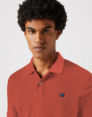 Wrangler Refined Polo Shirt Męska Koszulka Polo Polówka Burnt 112352859 W749013632