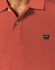 Wrangler Refined Polo Shirt Męska Koszulka Polo Polówka Burnt 112352859 W749013632