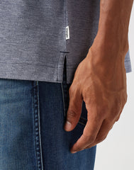 Wrangler Refined Polo Shirt Męska Koszulka Polo Polówka Grey 112350390 W749018002