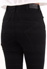 Wrangler Retro Slim Damskie Spodnie Jeansowe Jeansy Black Star W239FG13D 112127888