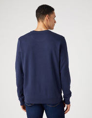 Bluza Męska Wrangler Seasonal Crew Navy 112341196 W6F3011976