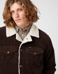 Wrangler Sherpa Jacket Męska Kurtka Przejściowa Delicioso Brown W445AHH38 112324535