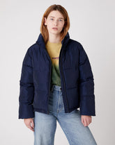 WRANGLER SHORT PUFFER DAMSKA KURTKA ZIMOWA NAVY W4Q3YJ114 112129194