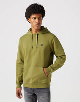 Wrangler Męska Bluza Z Kapturem Nierozpinana Sign Off Hoodie Dusty Olive 112350546 W651017998