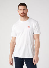 T-Shirt Męski Wrangler Sign Off Tee White W70MEE989