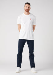 T-Shirt Męski Wrangler Sign Off Tee White W70MEE989