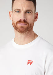 T-Shirt Męski Wrangler Sign Off Tee White W70MEE989