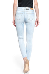 WRANGLER SKINNY CROP CRYSTAL BLUES W28MGU28B 112128456