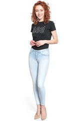 WRANGLER SKINNY CROP CRYSTAL BLUES W28MGU28B 112128456