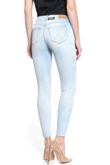 WRANGLER SKINNY CROP CRYSTAL BLUES W28MGU28B 112128456
