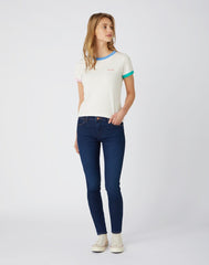 Wrangler Skinny Damskie Spodnie Jeansowe Dream Blue W28K47389 112141283