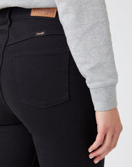 Damskie Spodnie Jeansowe Wrangler Skinny Jeansy Black W20KB840N 112141243