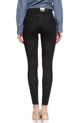 Damskie Spodnie Jeansowe Wrangler Skinny Rinse Black W28KHS32R 112128275