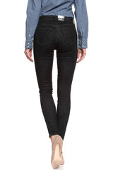 Damskie Spodnie Jeansowe Wrangler Skinny Rinse Black W28KHS32R 112128275