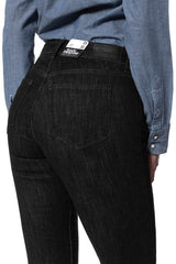 Damskie Spodnie Jeansowe Wrangler Skinny Rinse Black W28KHS32R 112128275