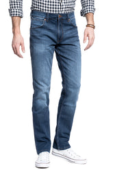 Wrangler Spodnie Męskie Greensboro Cool Pool W15QE280W 112126891