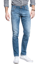 Wrangler Spodnie Męskie Larston De-Lite Blue W18SQ148R 112127589
