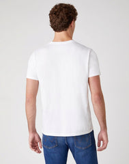 Męskie T-Shirty Koszulki Dwupak Wrangler SS 2 Pack Tee White W7BADH989 112131580