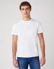 Męskie T-Shirty Koszulki Dwupak Wrangler SS 2 Pack Tee White W7BADH989 112131580