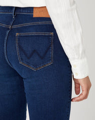Wrangler Straight Damskie Spodnie Jeansowe Jeansy Anabel W26RCY37Q 112332361