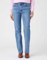 WRANGLER STRAIGHT DAMSKIE SPODNIE JEANSOWE JEANSY ROCKY W20TB940W 112141246