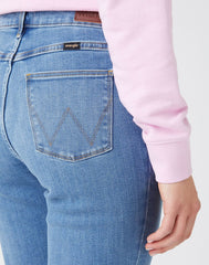 Wrangler Straight Damskie Spodnie Jeansowe Jeansy Rocky W20TB940W 112141246