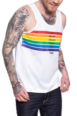 WRANGLER T SHIRT PRIDE TANK WHITE W769D3989 112131106