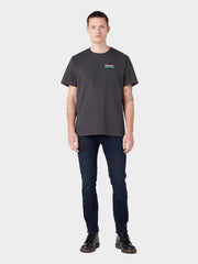 Wrangler Tee Graphic Męska Koszulka T-shirt Faded Black 112342326 W7A1013642