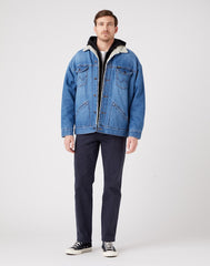 Wrangler Texas Męskie Spodnie Jeansowe Dark Navy W12193XAE 112319293