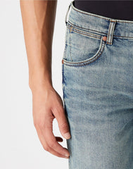 WRANGLER TEXAS MĘSKIE SPODNIE JEANSOWE GRID INDIGO W1215929Y 112145766
