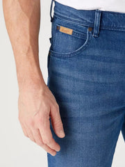 Wrangler Texas Męskie Spodnie Jeansowe Aries Blue W121AG42A 112329007