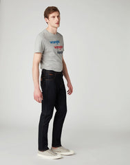 Męskie Spodnie Wrangler Texas Jeansowe Slim Dark Rinse W12SP690A 112126514