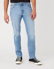 WRANGLER TEXAS MĘSKIE SPODNIE JEANSOWE TAPER BLUE BOSS W12TYL29R 112145810