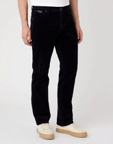 Wrangler Texas Męskie Spodnie Sztruksy Black W121A2100 112320120