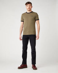 Wrangler Spodnie Męskie Texas Slim Black Crow W12SHP363