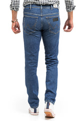 WRANGLER TEXAS SLIM MĘSKIE SPODNIE JEANSOWE BRUISED BLUE W12SKN32M 112144753