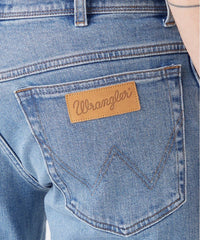 Męskie Spodnie Jeansowe Wrangler Texas Slim Green Steel W12SJX31Z 112145798