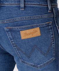 Wrangler Texas Slim Męskie Spodnie Jeansowe Cool Shade W12SYLZ88 112330697