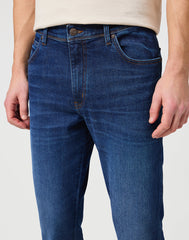 Wrangler Texas Slim Męskie Spodnie Jeansowe Jeansy Dżinsy Blue Soul 112350661 W12S017997