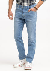 Spodnie Męskie Jeansowe Wrangler Texas Slim Dream On W12SQO859