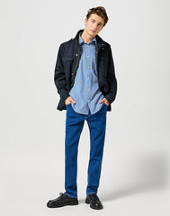 Wrangler Męskie Spodnie Jeansowe Texas Slim Midnight Shadow 112358223 W12S017436