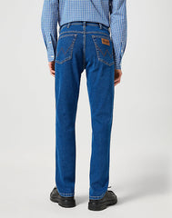 Wrangler Męskie Spodnie Jeansowe Texas Slim Midnight Shadow 112358223 W12S017436