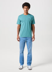 Wrangler Texas Slim Męskie Spodnie Jeansowe Jeansy Dżinsy Murphy Blue 112351258 W12S017975