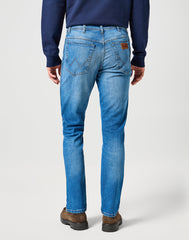 Wrangler Męskie Spodnie Jeansowe Texas Slim Prairie Blue 112356813 W12S017441